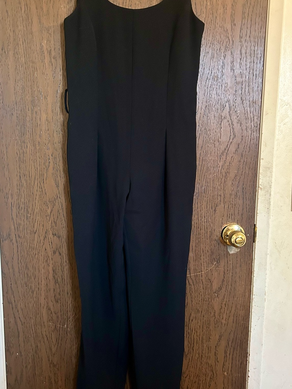 Michael Kors Black Sleeveless Wide-Leg Jumpsuit
